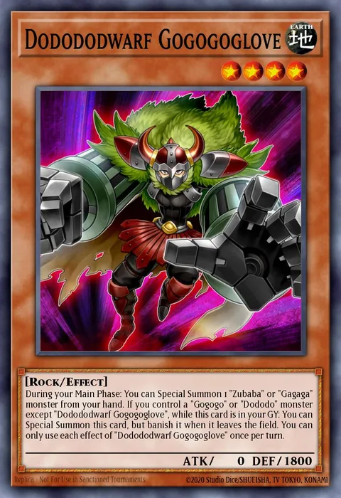 Dodododwarf Gogogoglove trading card