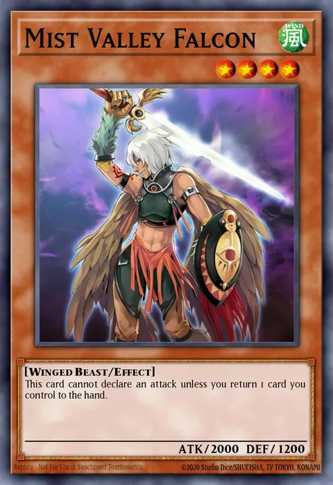 Mist Valley Falcon trading card