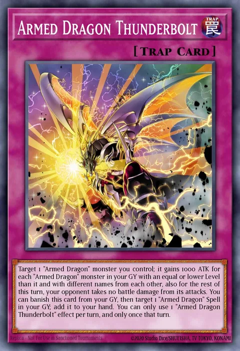 Armed Dragon Thunderbolt trading card
