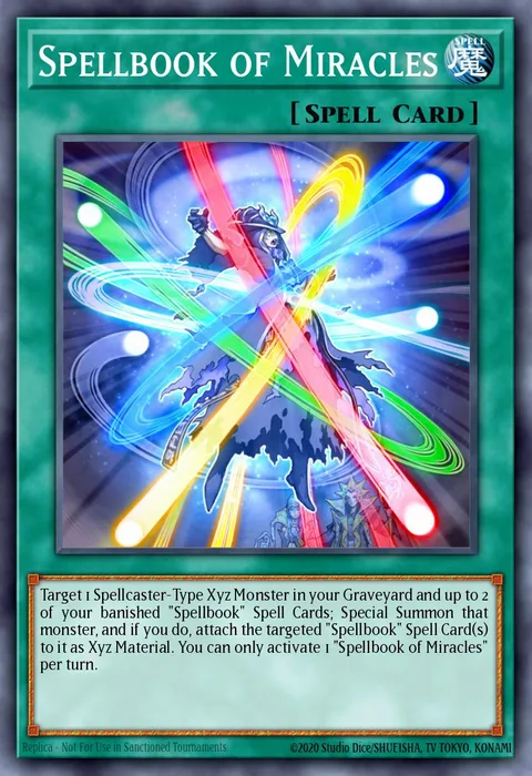 Spellbook of Miracles trading card