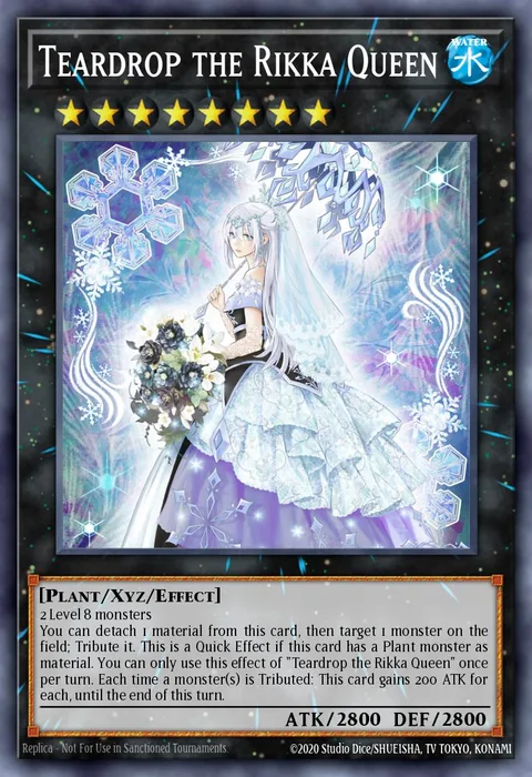 Teardrop the Rikka Queen trading card