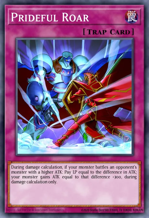Prideful Roar trading card