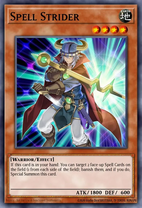 Spell Strider trading card