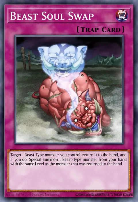 Beast Soul Swap trading card
