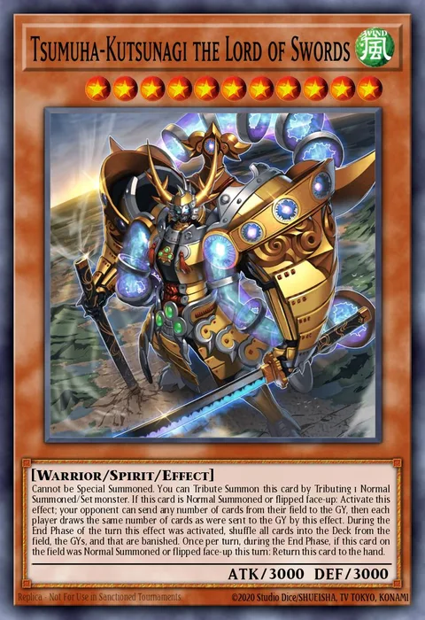 Tsumuha-Kutsunagi the Lord of Swords trading card