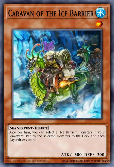 Caravan of the Ice Barrier trading card