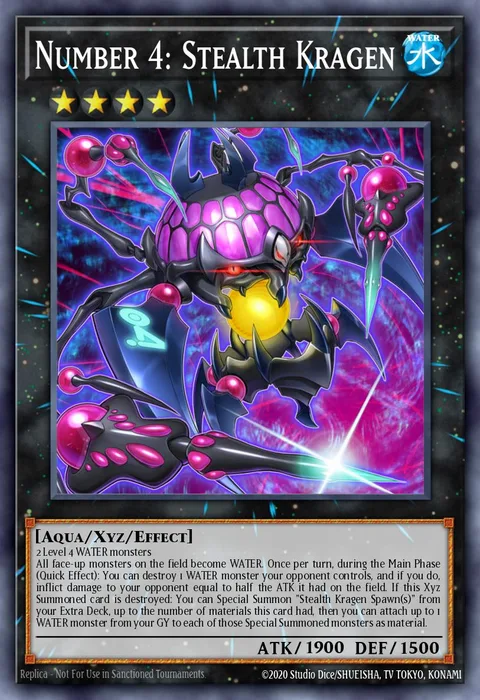 Number 4: Stealth Kragen trading card