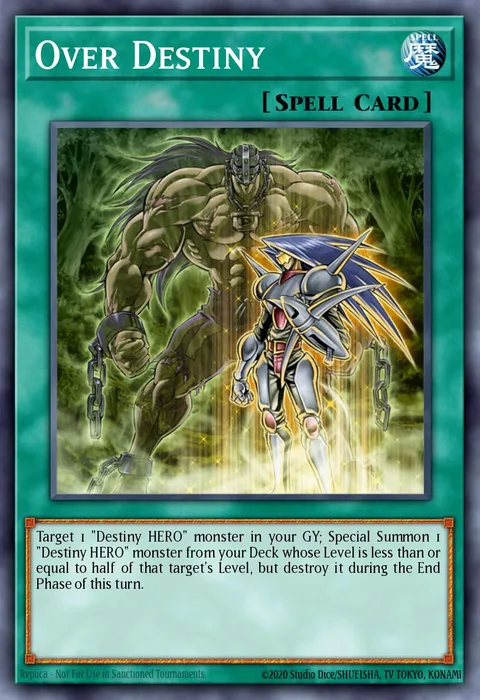Over Destiny trading card