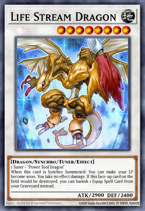 Life Stream Dragon trading card