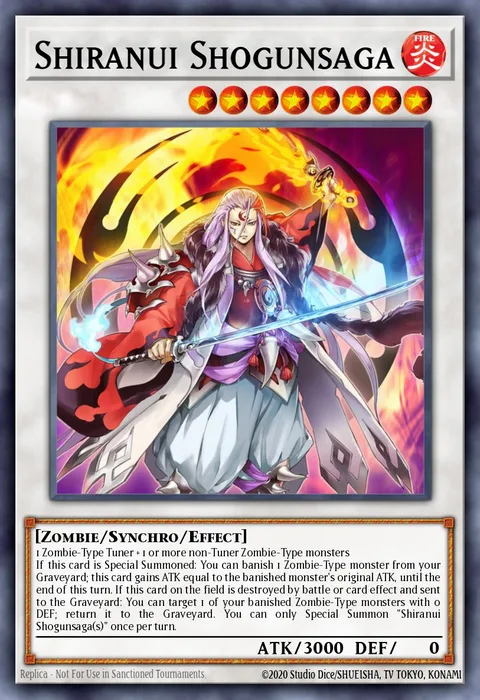 Shiranui Shogunsaga trading card