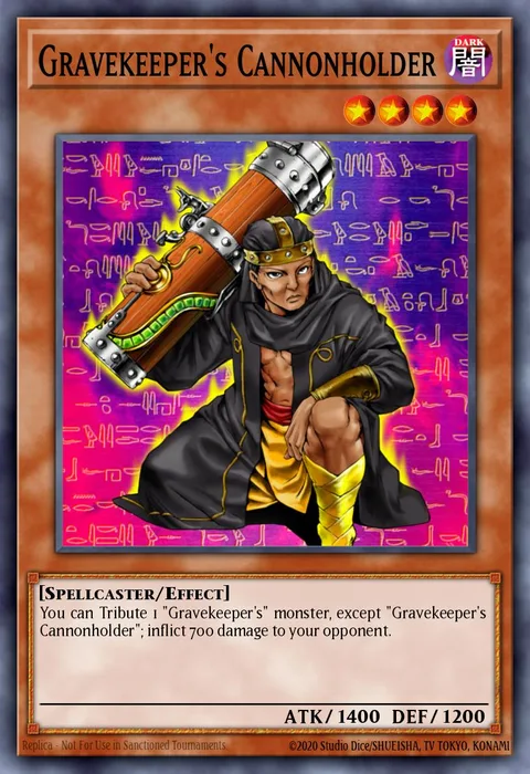 Gravekeeper's Cannonholder trading card