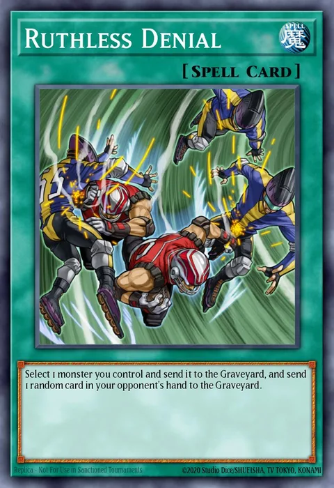 Ruthless Denial trading card