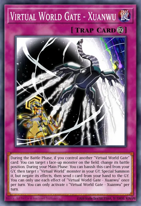 Virtual World Gate - Xuanwu trading card
