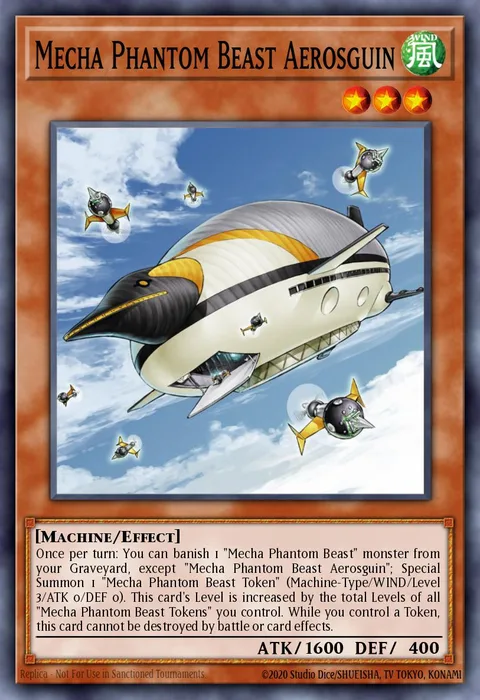 Mecha Phantom Beast Aerosguin trading card