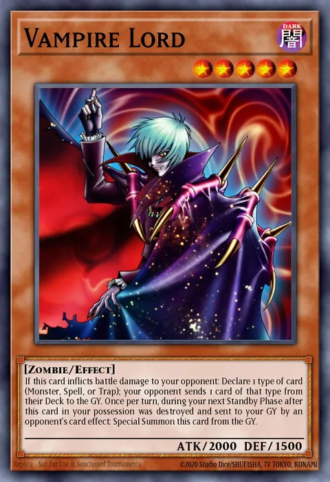 Vampire Lord trading card