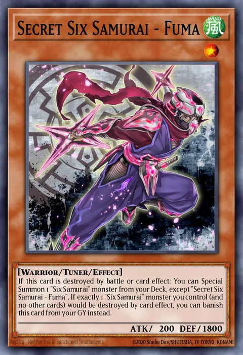 Secret Six Samurai - Fuma trading card