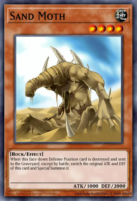 Sand Moth trading card