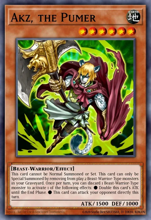 Akz, the Pumer trading card