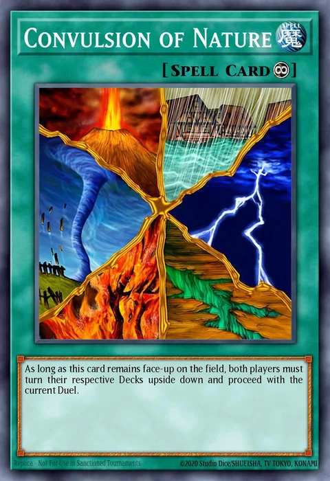 Convulsion of Nature trading card