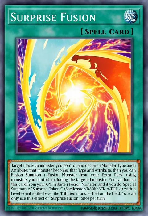 Surprise Fusion trading card