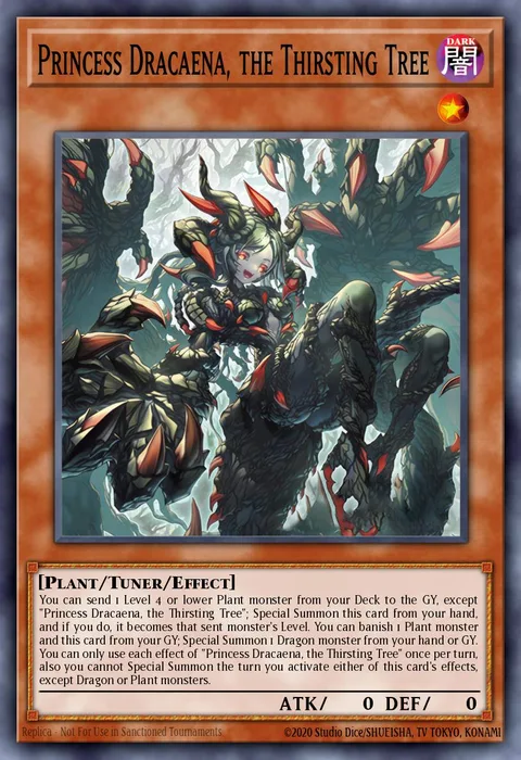 Princess Dracaena, the Thirsting Tree trading card