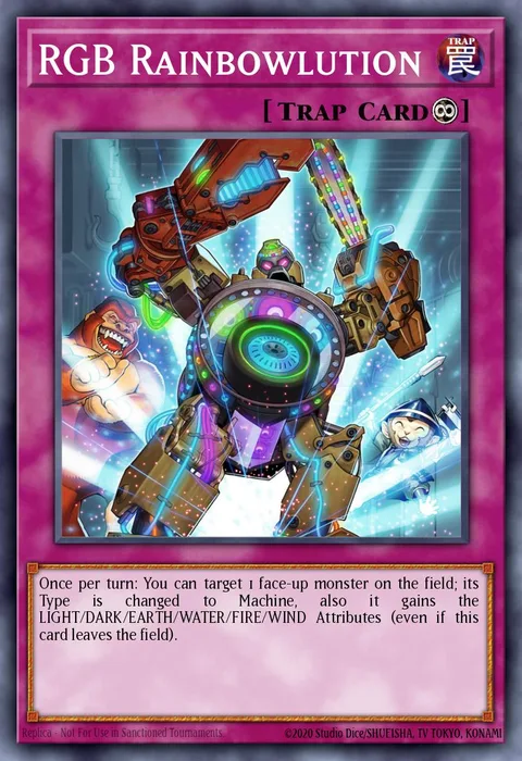RGB Rainbowlution trading card