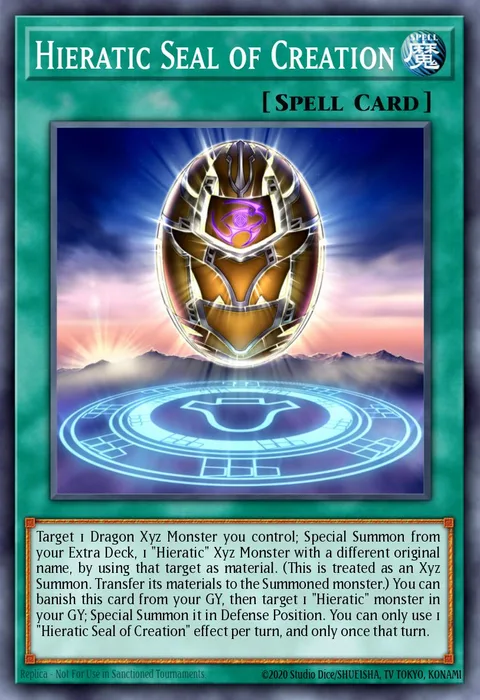 Hieratic Seal of Creation trading card