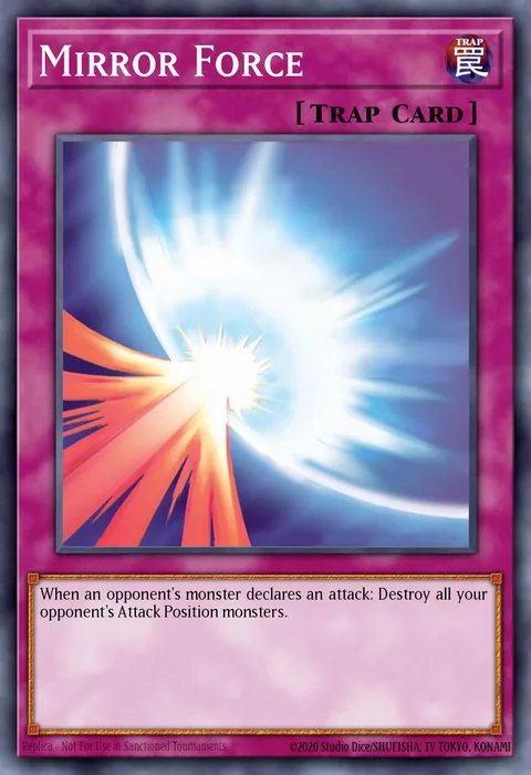 Mirror Force trading card