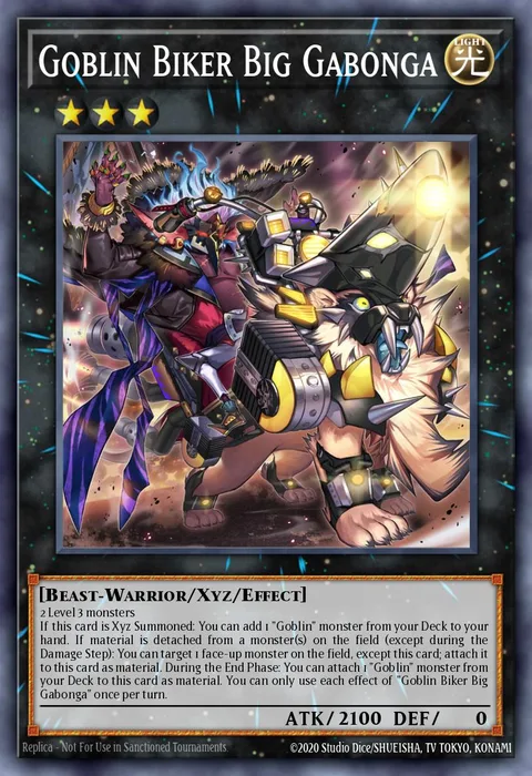 Goblin Biker Big Gabonga trading card