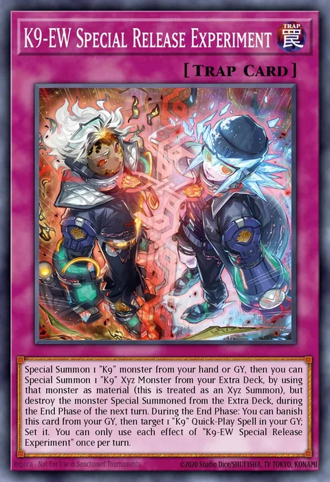 K9-EW Special Release Experiment trading card