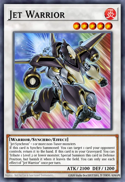Jet Warrior trading card