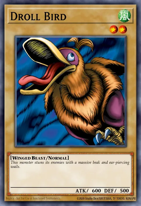 Droll Bird trading card