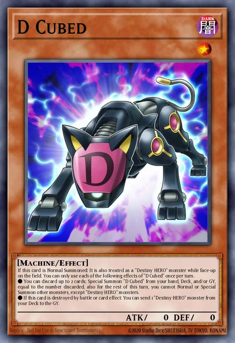 D Cubed trading card