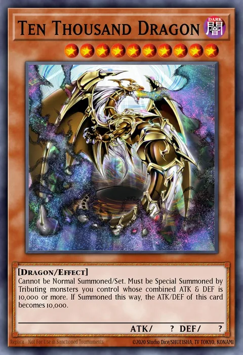 Ten Thousand Dragon trading card