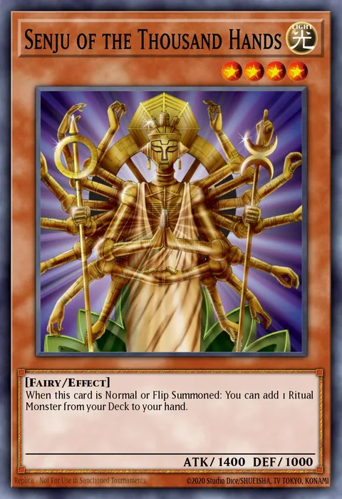 Senju of the Thousand Hands trading card