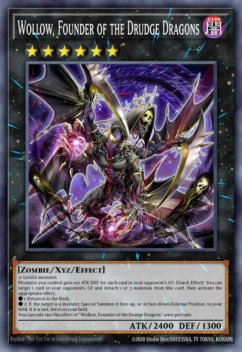 Wollow, Founder of the Drudge Dragons trading card