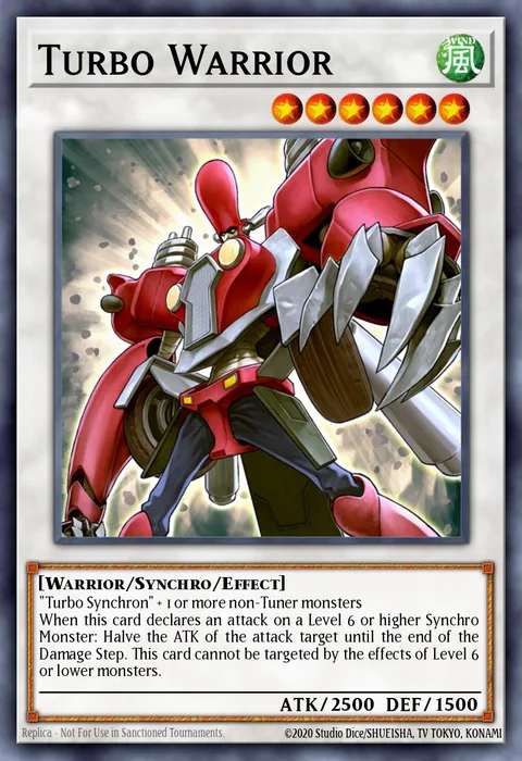 Turbo Warrior trading card