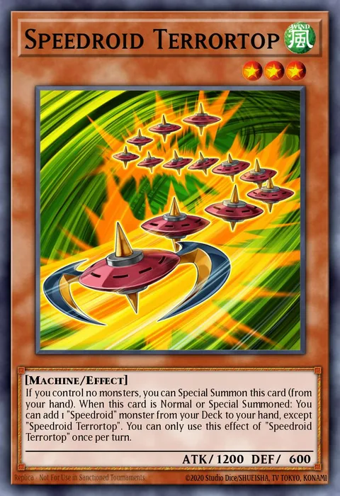Speedroid Terrortop trading card