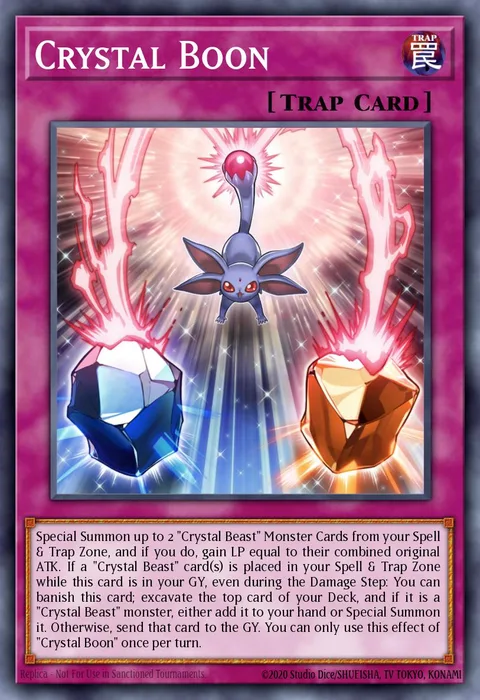 Crystal Boon trading card