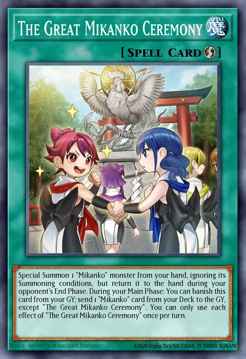 The Great Mikanko Ceremony trading card