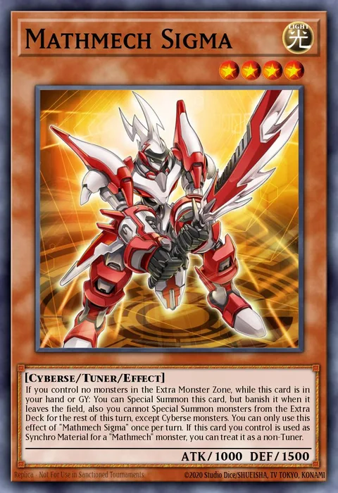 Mathmech Sigma trading card