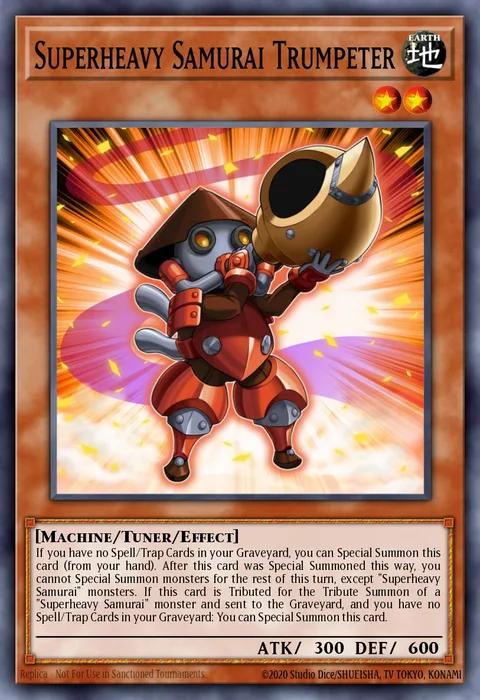 Superheavy Samurai Trumpeter trading card