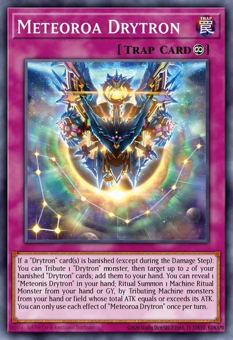 Meteoroa Drytron trading card