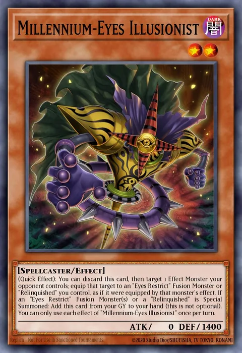 Millennium-Eyes Illusionist trading card