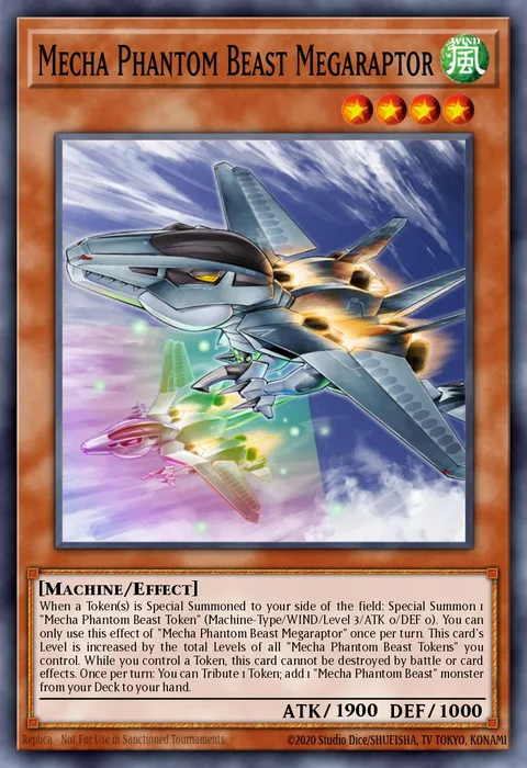 Mecha Phantom Beast Megaraptor trading card