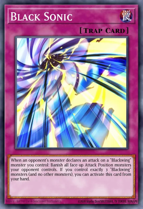 Black Sonic trading card