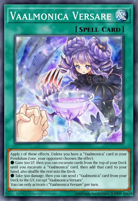 Vaalmonica Versare trading card