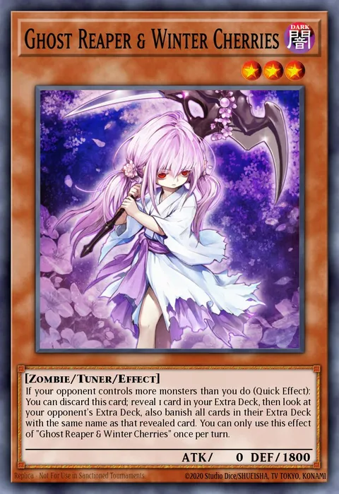Ghost Reaper & Winter Cherries trading card