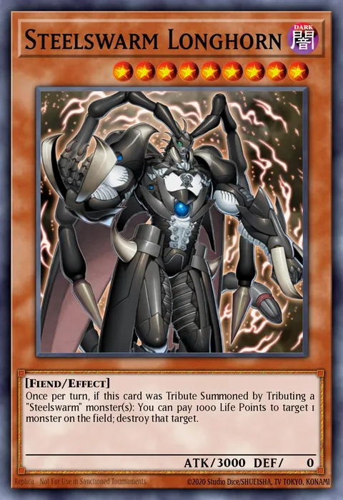 Steelswarm Longhorn trading card