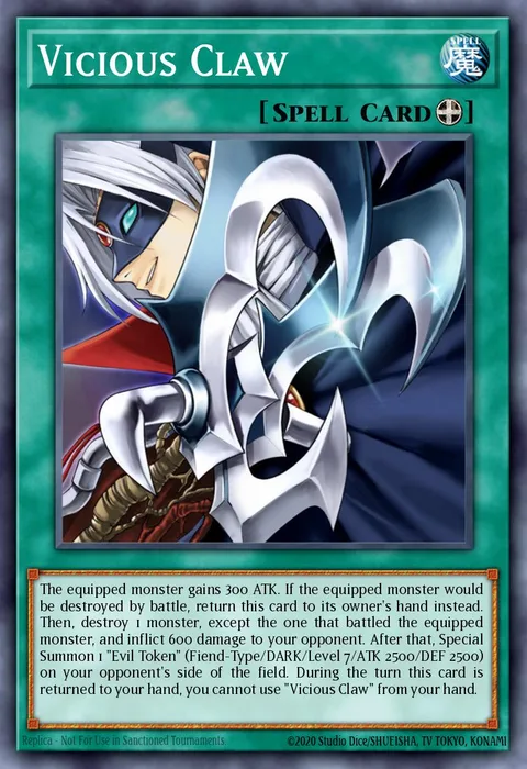 Vicious Claw trading card